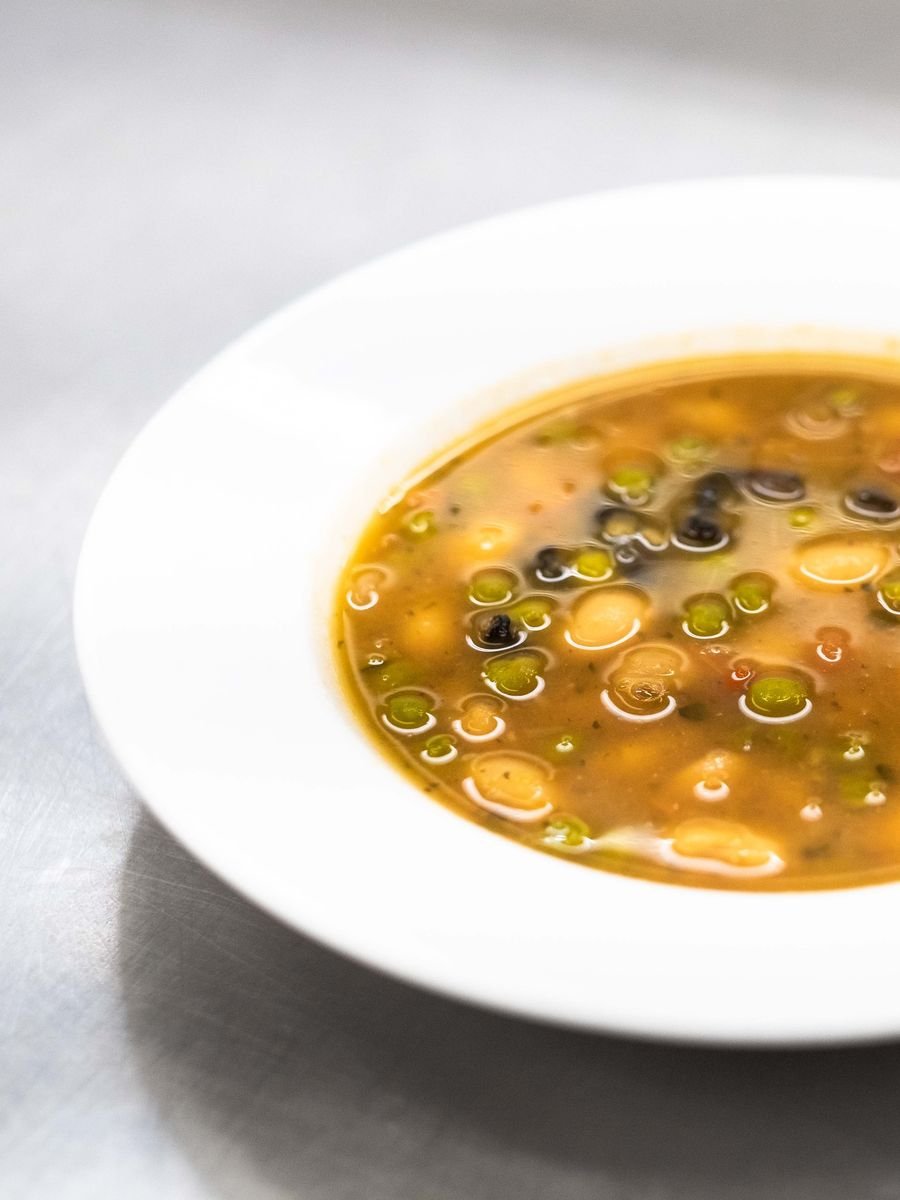 Arroz de temporada emplatado
